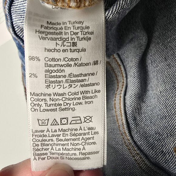 Women's Madewell "The Curvy Mid-Rise Perfect Vintage Jean" Denim Jeans | Size 30 - Picture 9 of 9